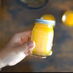 Keto Ginger Shot in a miniature mason jar